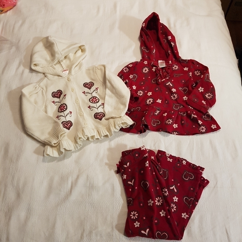Gymboree girls 18-24 months & 2T Alpine Sweetie pants, shirt & sweater VGUC